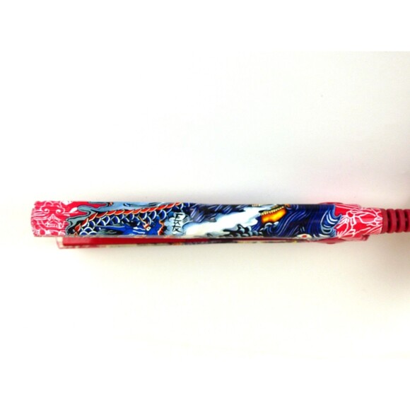 HerStyler Mini Tattoo Flat Iron Red Ceramic Hair Straightener Dual Voltage Y2K - Picture 10 of 13